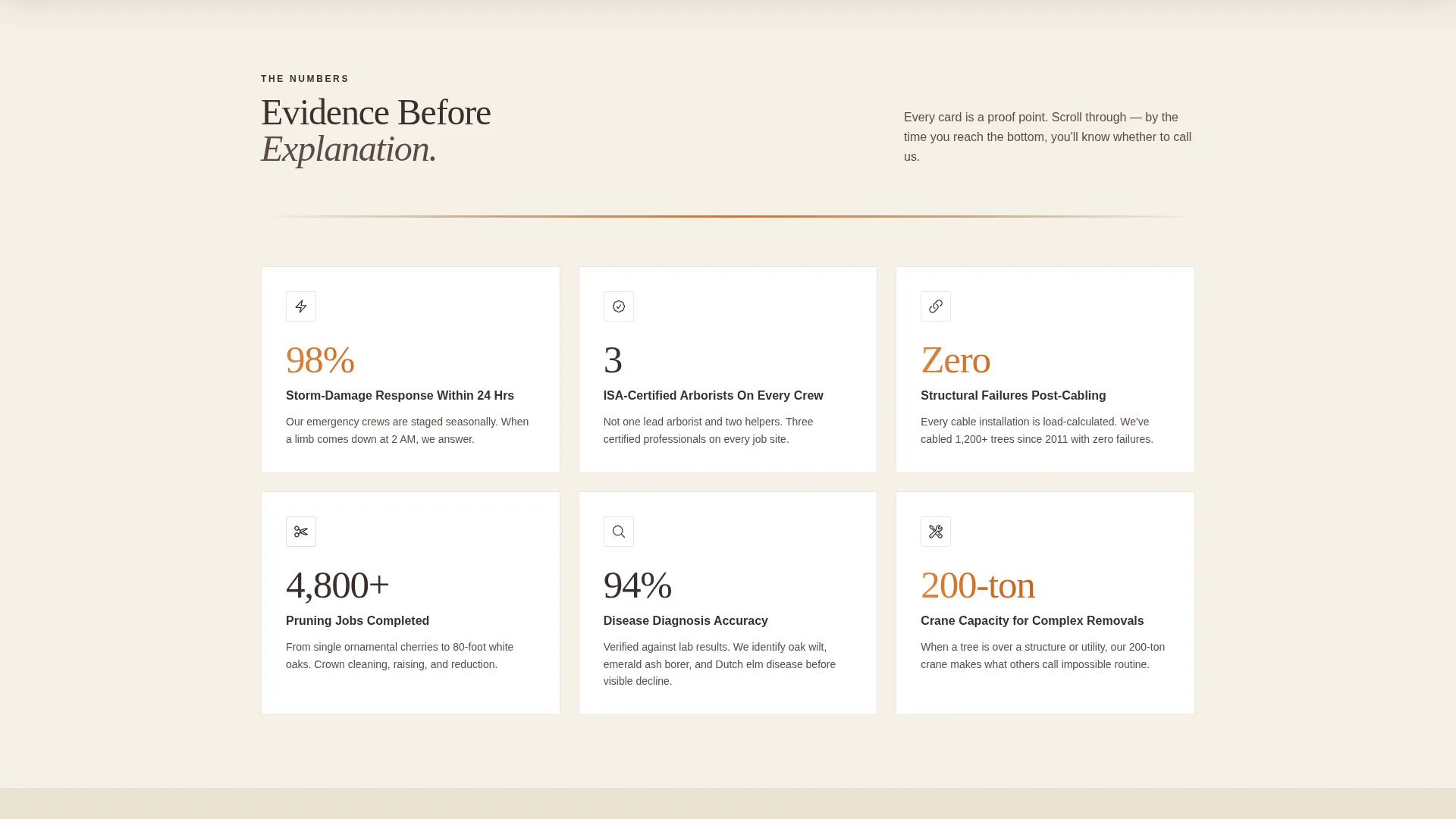 Certified Tree Care Landing Page Template