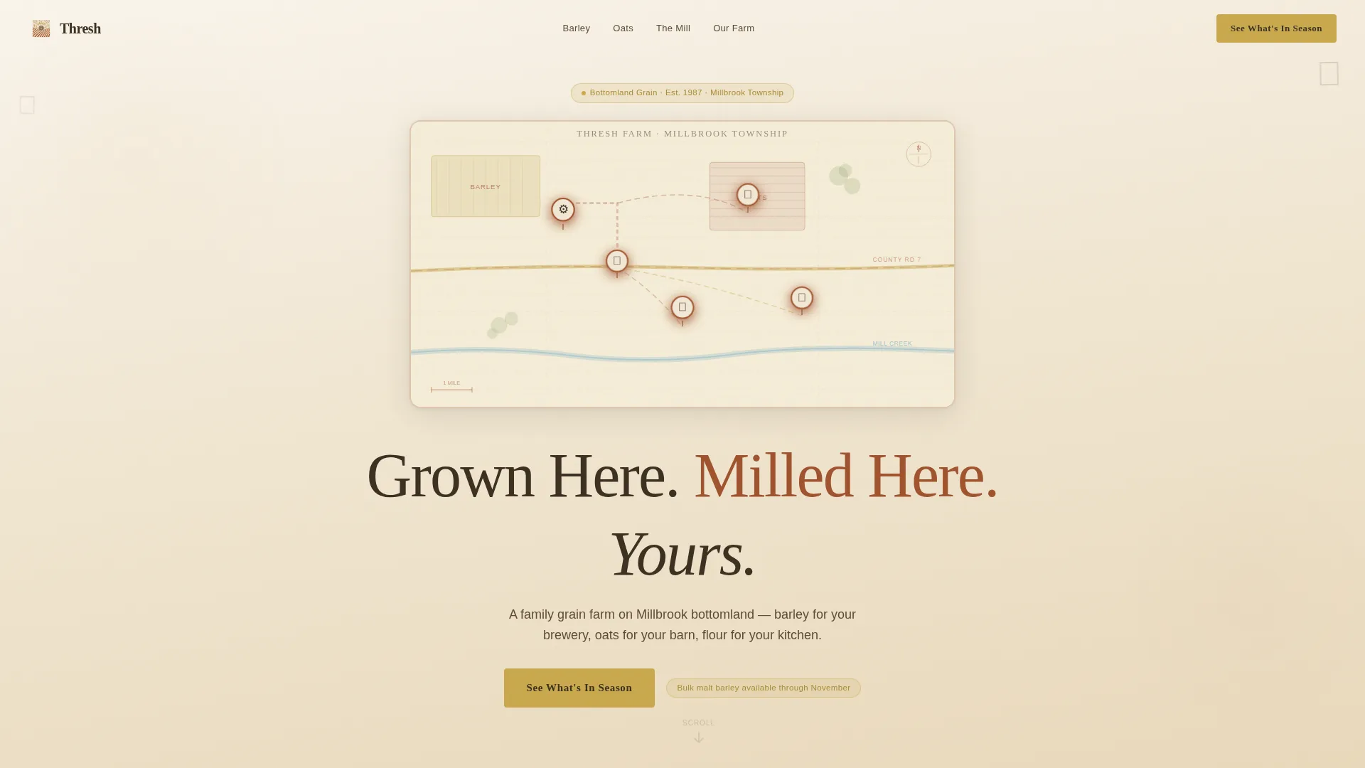 Crop & Grain Farming Specialist Professional Website Template