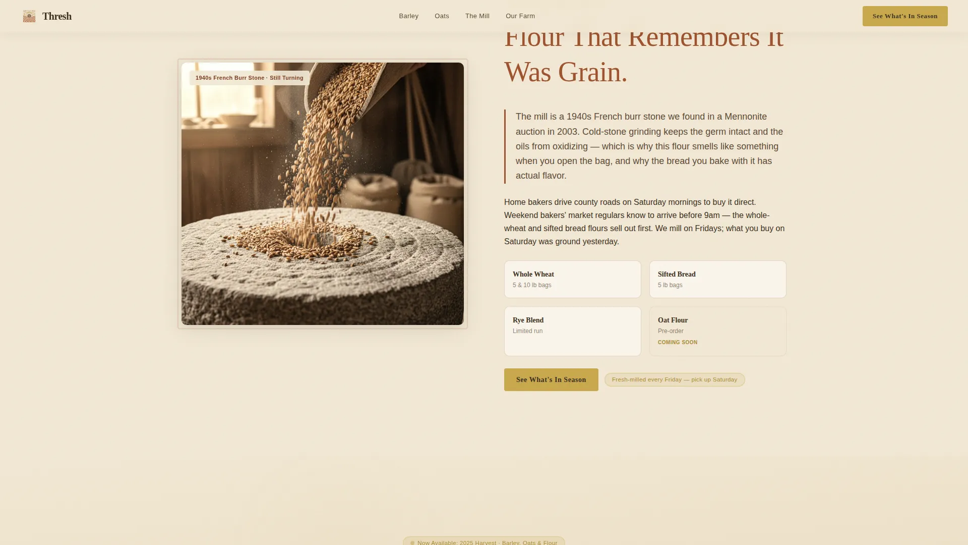 Crop & Grain Farming Specialist Professional Website Template
