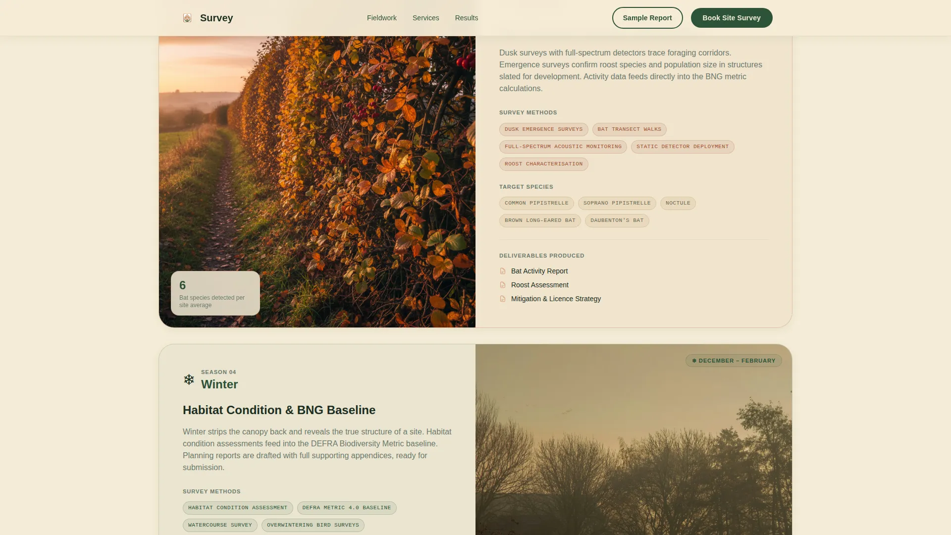 Climate & Environmental Monitoring Booking Website Template