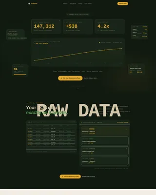 Cannabis CRM & Loyalty Landing Page Template