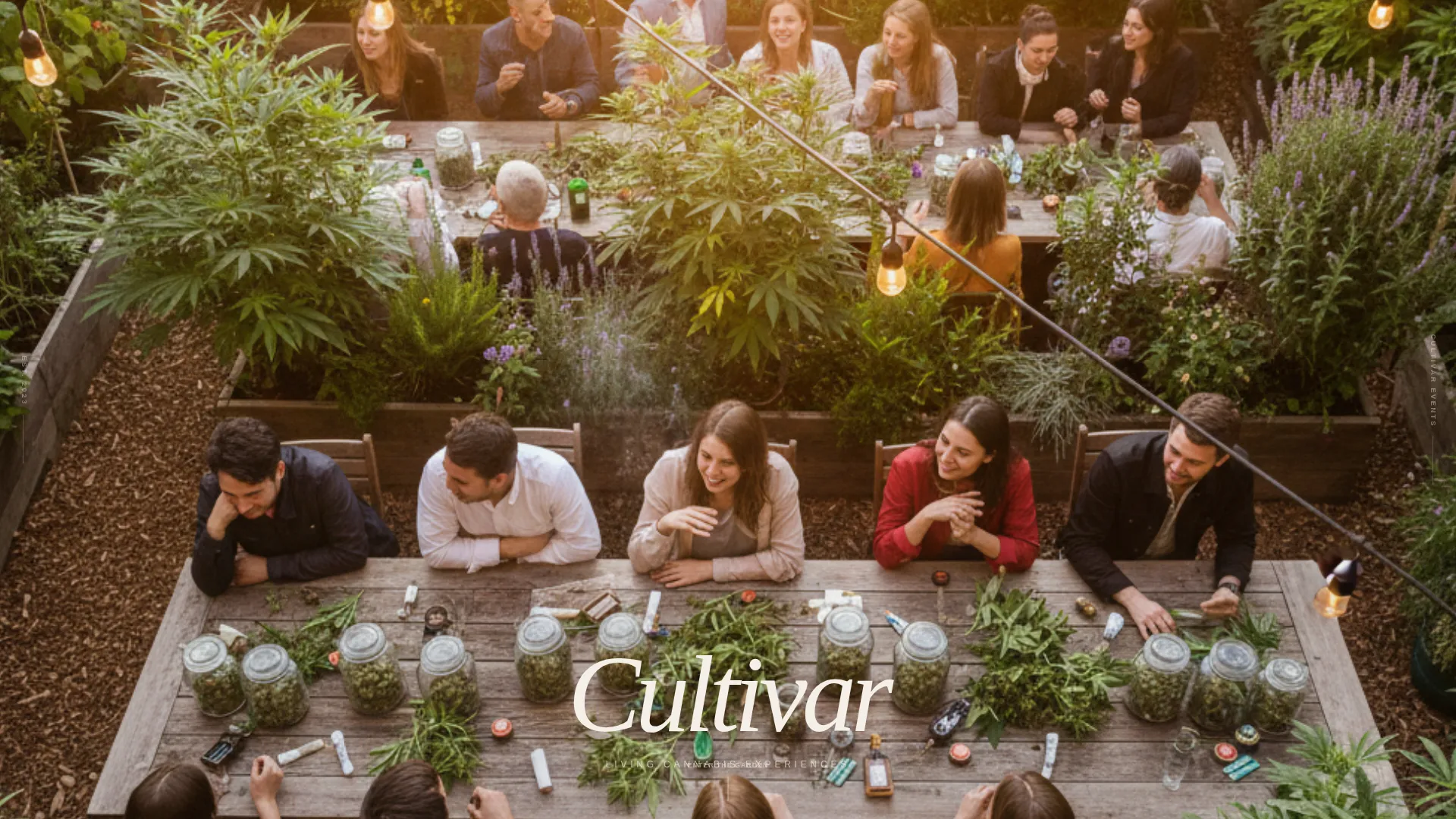 Immersive Cannabis Pop-Up Events Landing Page Template
