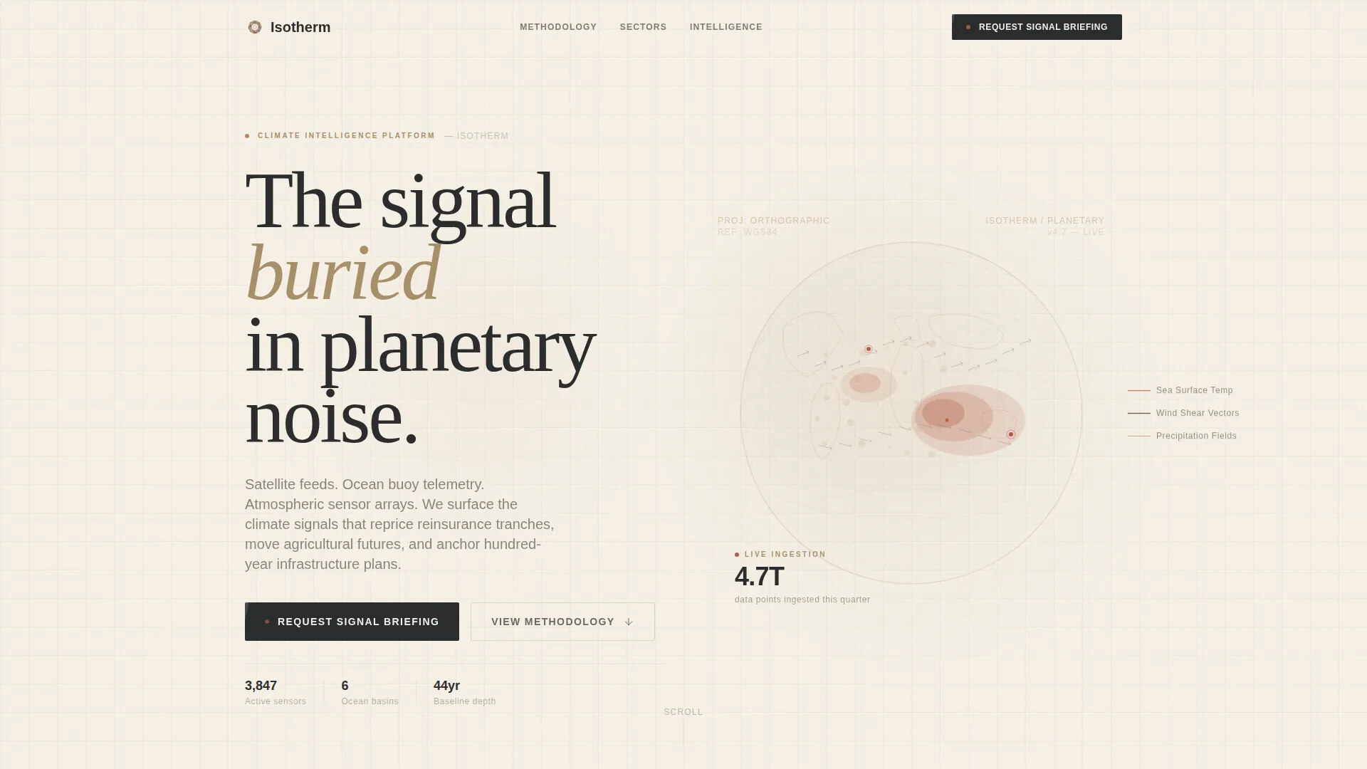 Climate & Environmental Monitoring Professional Website Template