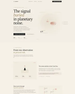 Climate & Environmental Monitoring Professional Website Template