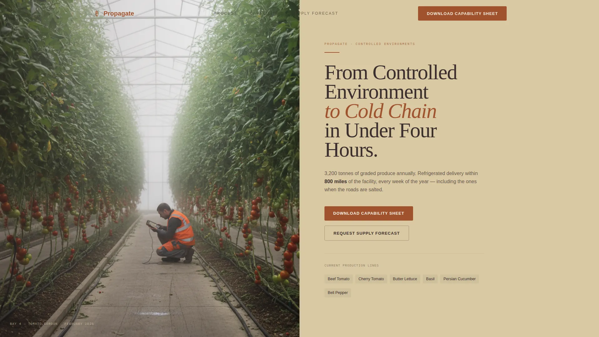 Greenhouse & Indoor Farming Reviews Website Template