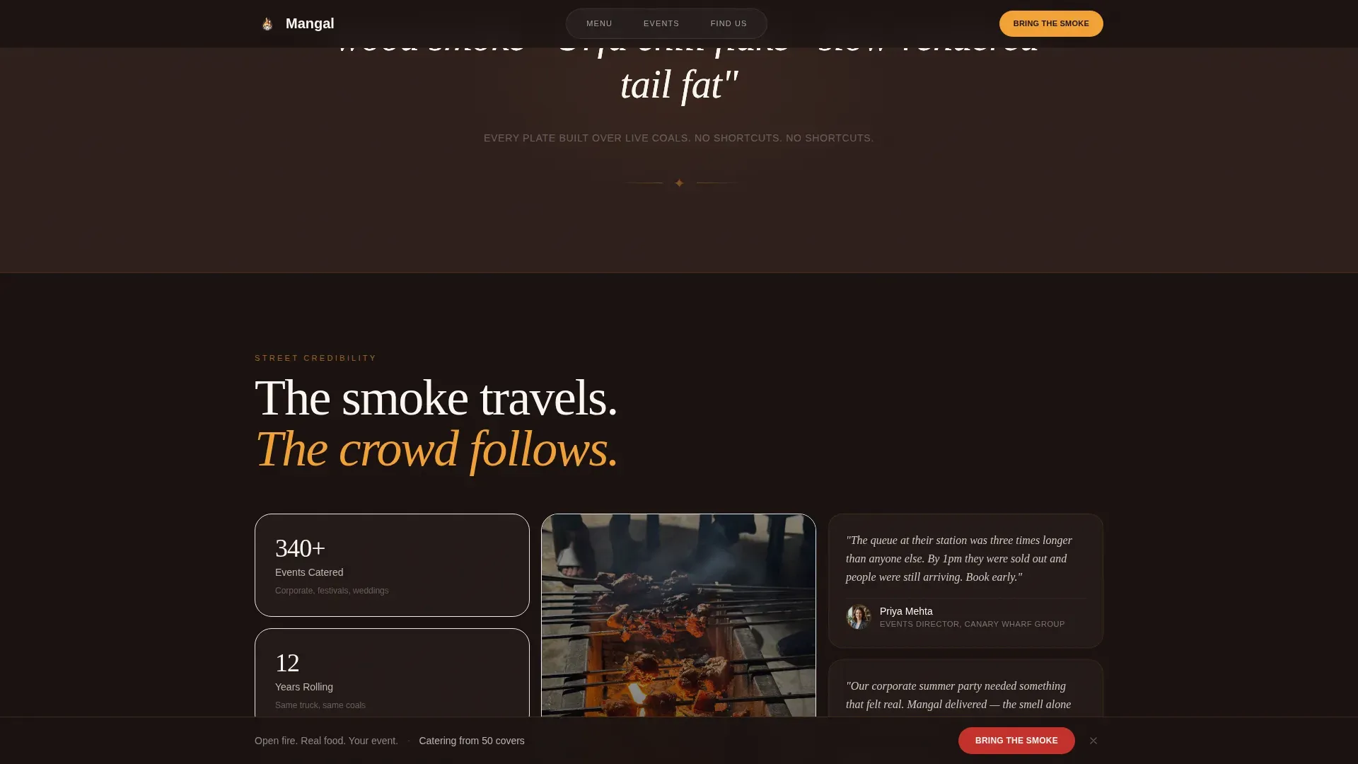 Turkish Food Truck Landing Page Template