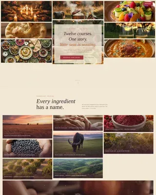 Anatolian Tasting Menu Landing Page Template