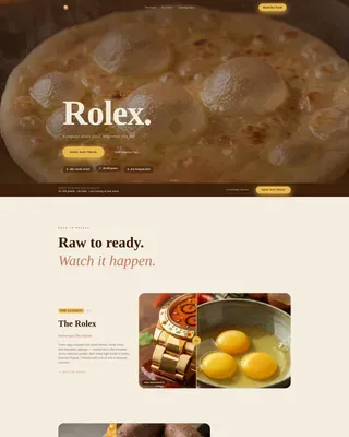 Kampala Street Food Truck Landing Page Template