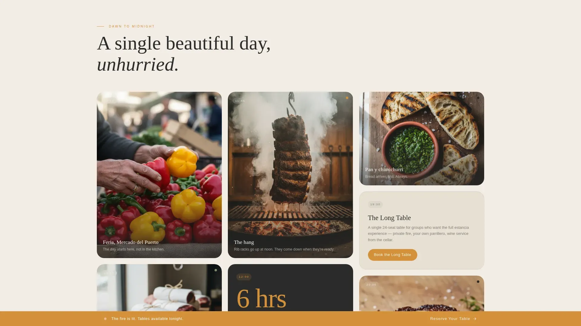 Uruguayan Cuisine Professional Website Template