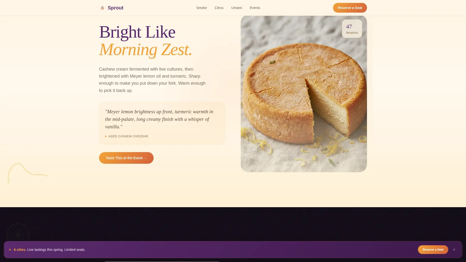 Compassionate Death Midwife Service Landing Page Template