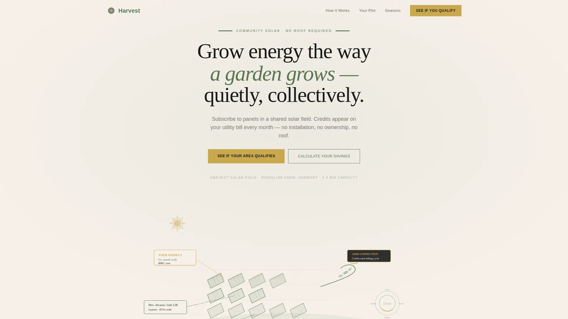 Renewable Energy Company Cost Calculator Website Template