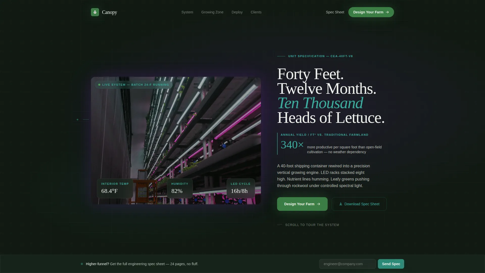 Urban Agriculture Professional Website Template