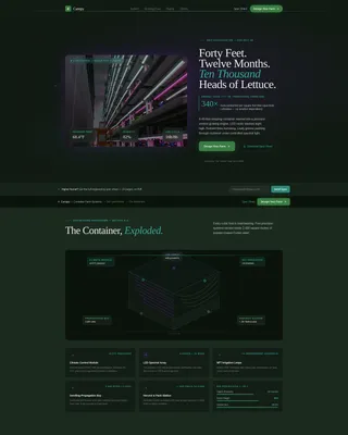 Urban Agriculture Professional Website Template