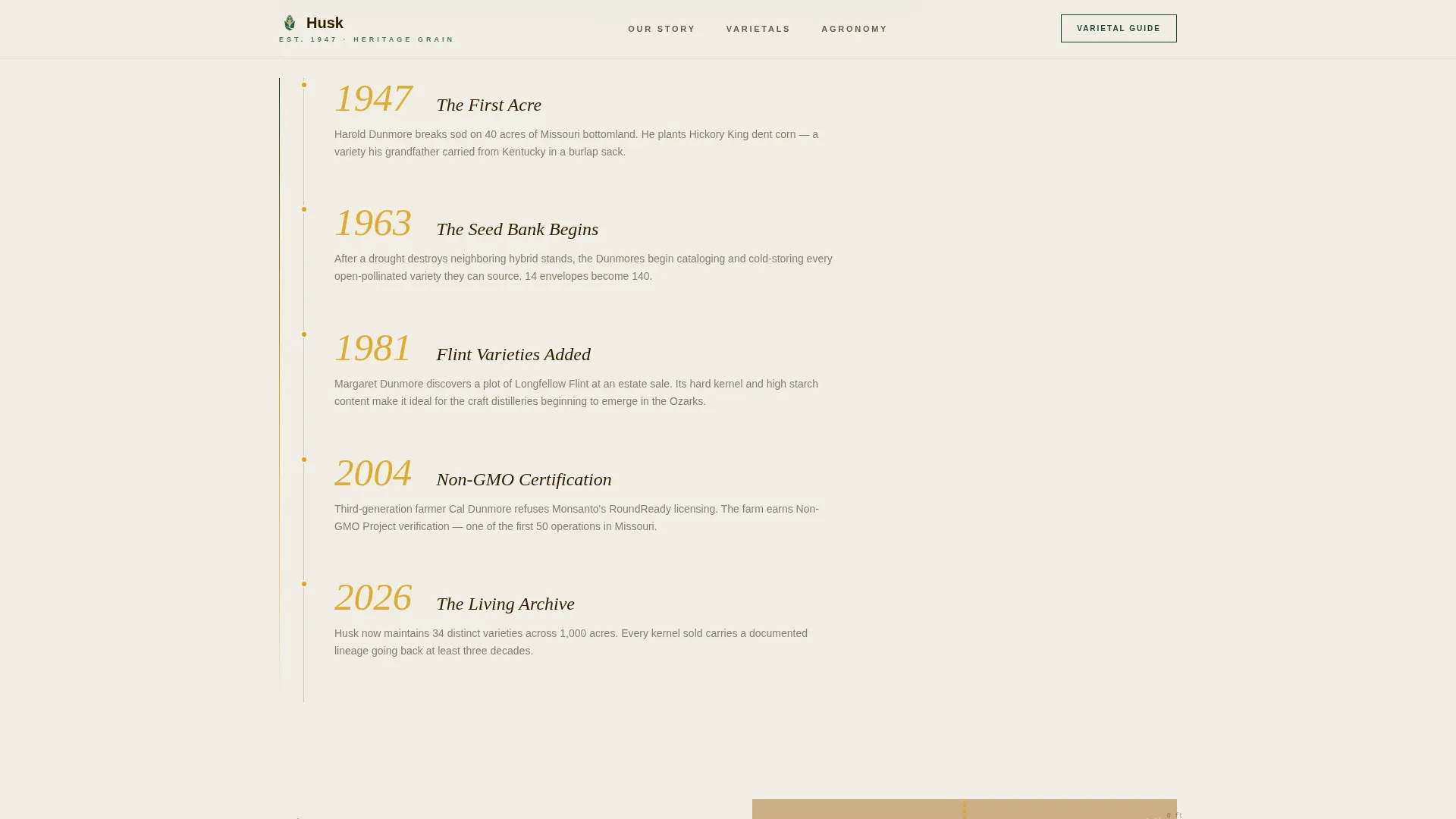 Crop & Grain Farming Blog Website Template