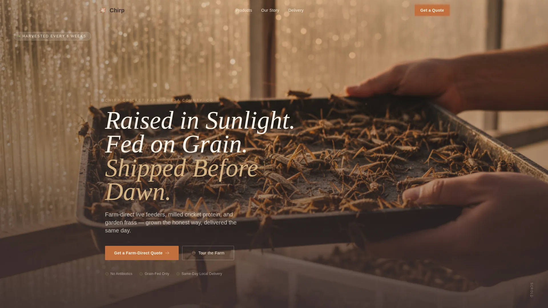 Specialty Farming Careers Website Template