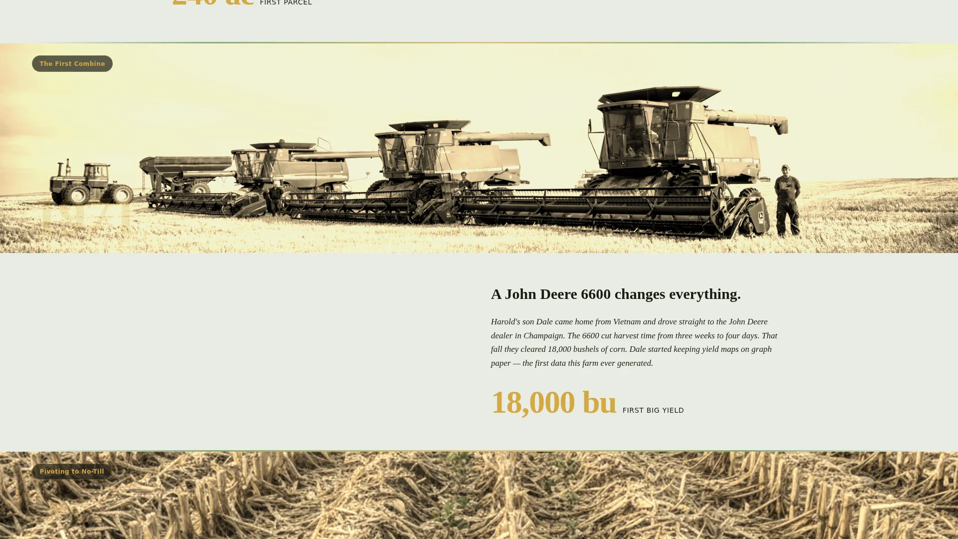 Crop Farm Landing Page Template | Immersive Agricultural