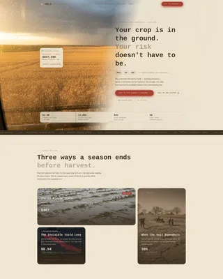 Agricultural Insurance & Finance Pricing Website Template