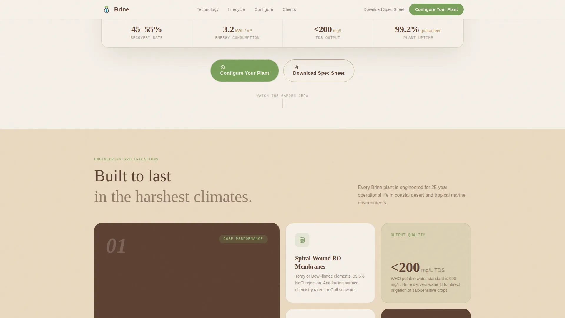 Soil & Water Conservation Specialist Professional Website Template