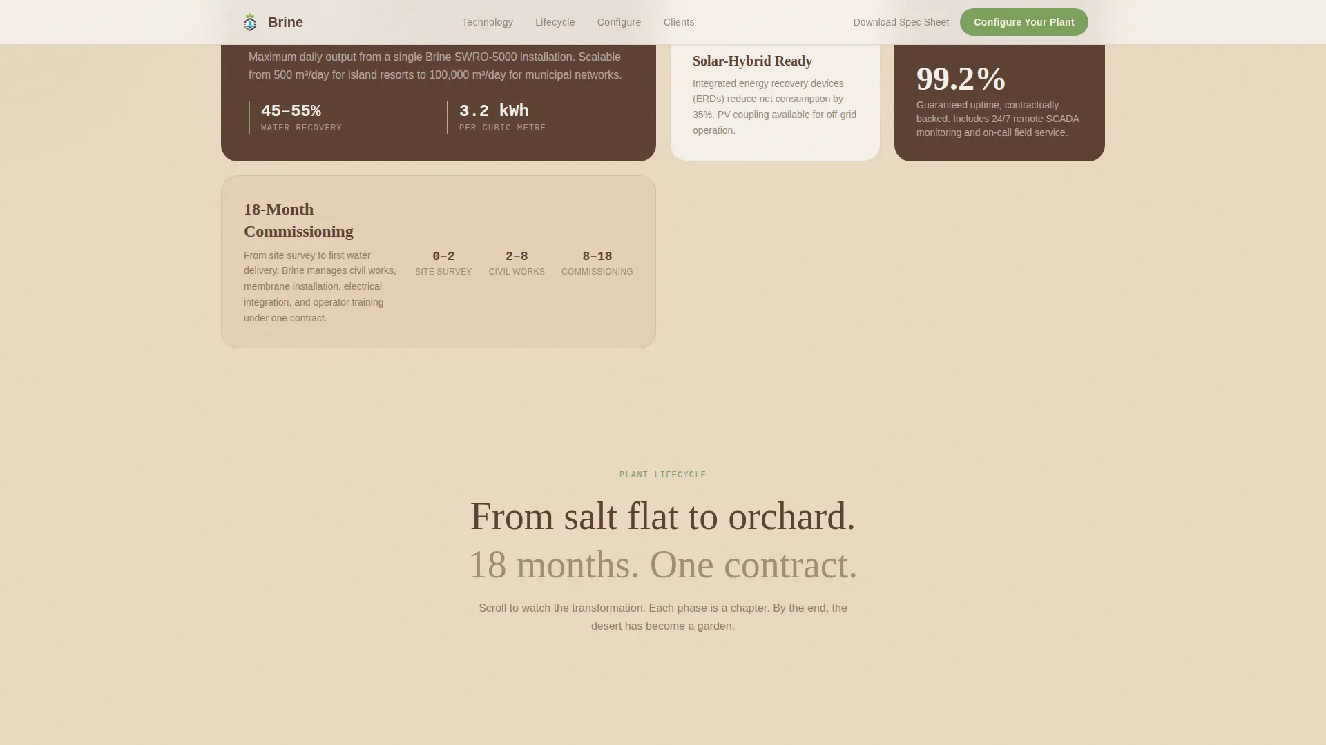 Soil & Water Conservation Specialist Professional Website Template