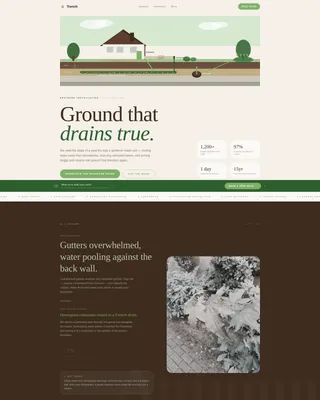 Soil & Water Conservation Booking Website Template