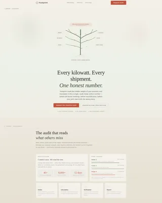 Climate & Environmental Monitoring Specialist Professional Website Template