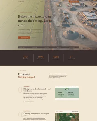 Environmental Consulting Advanced Professional Website Template