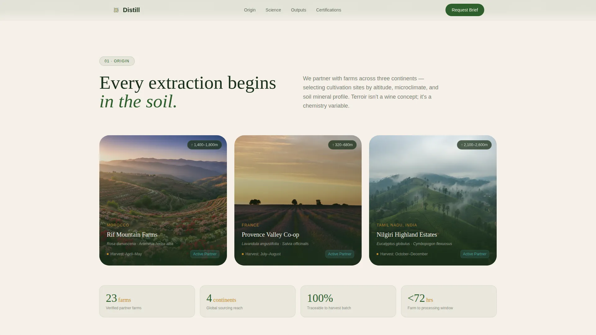 Cannabis Cultivation & Production Specialist Professional Website Template