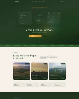 Cannabis Cultivation & Production Specialist Professional Website Template