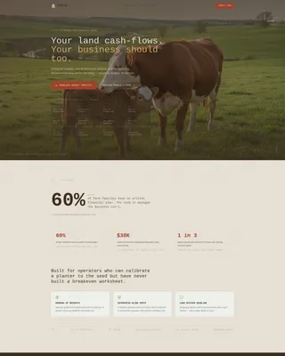 Agricultural Education & Extension Specialist Professional Website Template