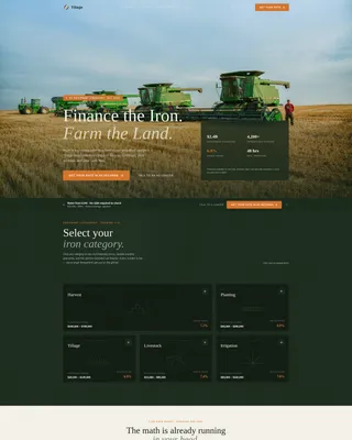 Agricultural Insurance & Finance Professional Website Template