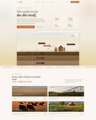 Agricultural Insurance & Finance Professional Website Template