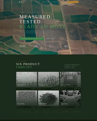 Agricultural Equipment & Supply Cost Calculator Website Template