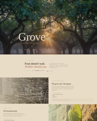 Artisan Fig Farm B2B Landing Page Template
