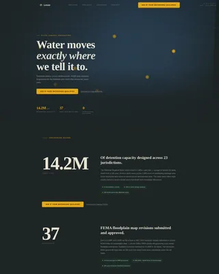 Soil & Water Conservation Professional Website Template
