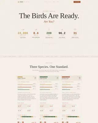 Livestock & Animal Husbandry Booking Website Template