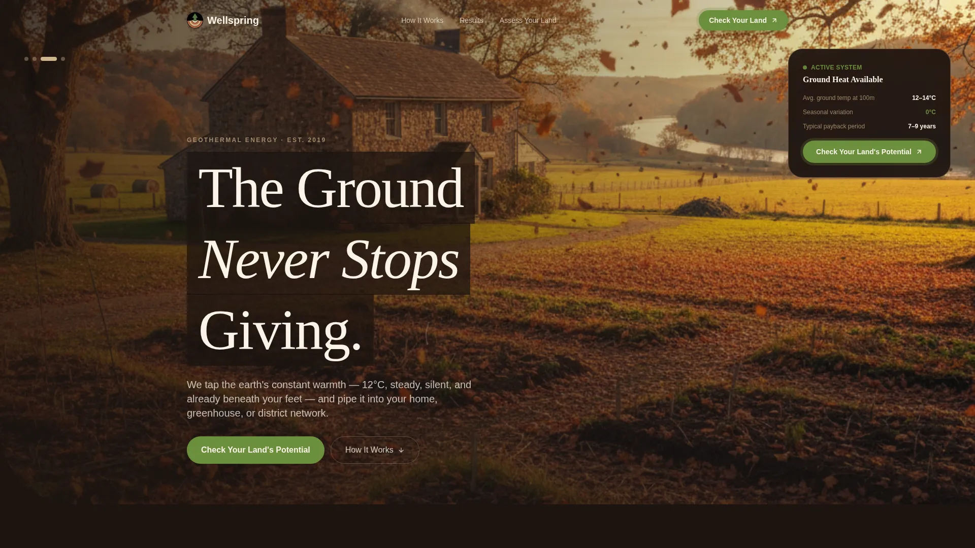 Renewable Energy Company Blog Website Template