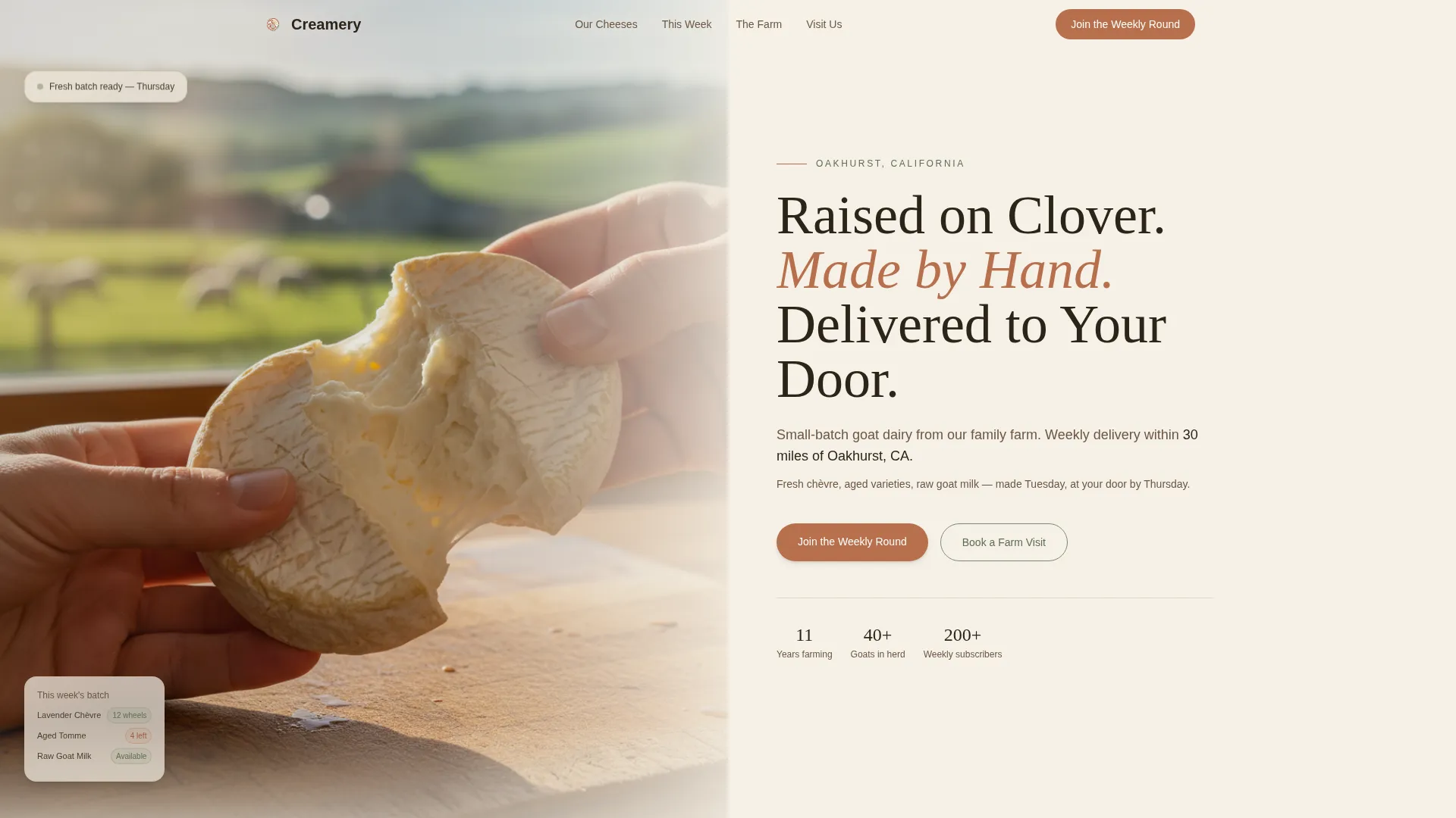 Dairy & Poultry Farm Booking Website Template