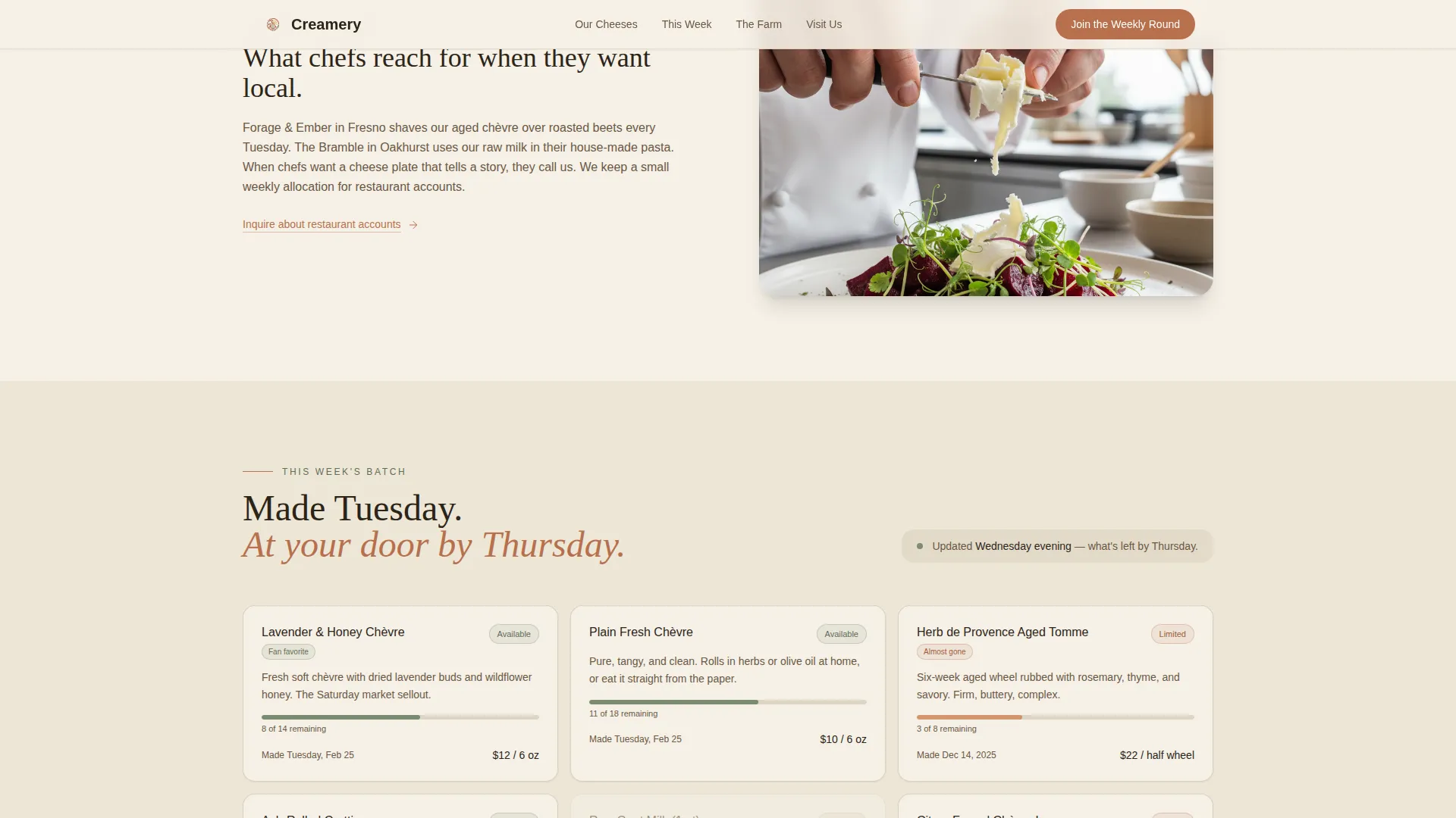 Dairy & Poultry Farm Booking Website Template