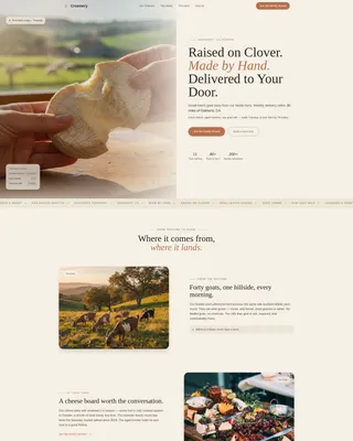 Dairy & Poultry Farm Booking Website Template