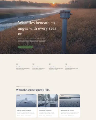 Groundwater Monitoring Gallery Landing Page Template