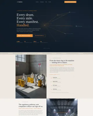 Water & Waste Management Professional Website Template