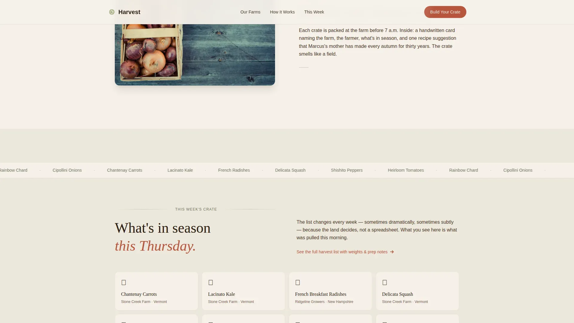 Farm Fresh Vegetarian Grocery Delivery Landing Page