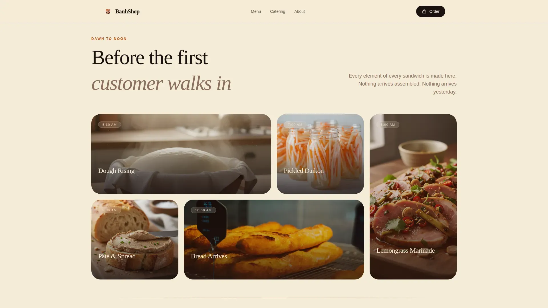 ì Shop Landing Page Template - Haute Craft Card Grid