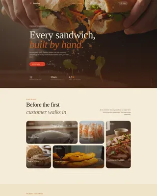 ì Shop Landing Page Template - Haute Craft Card Grid