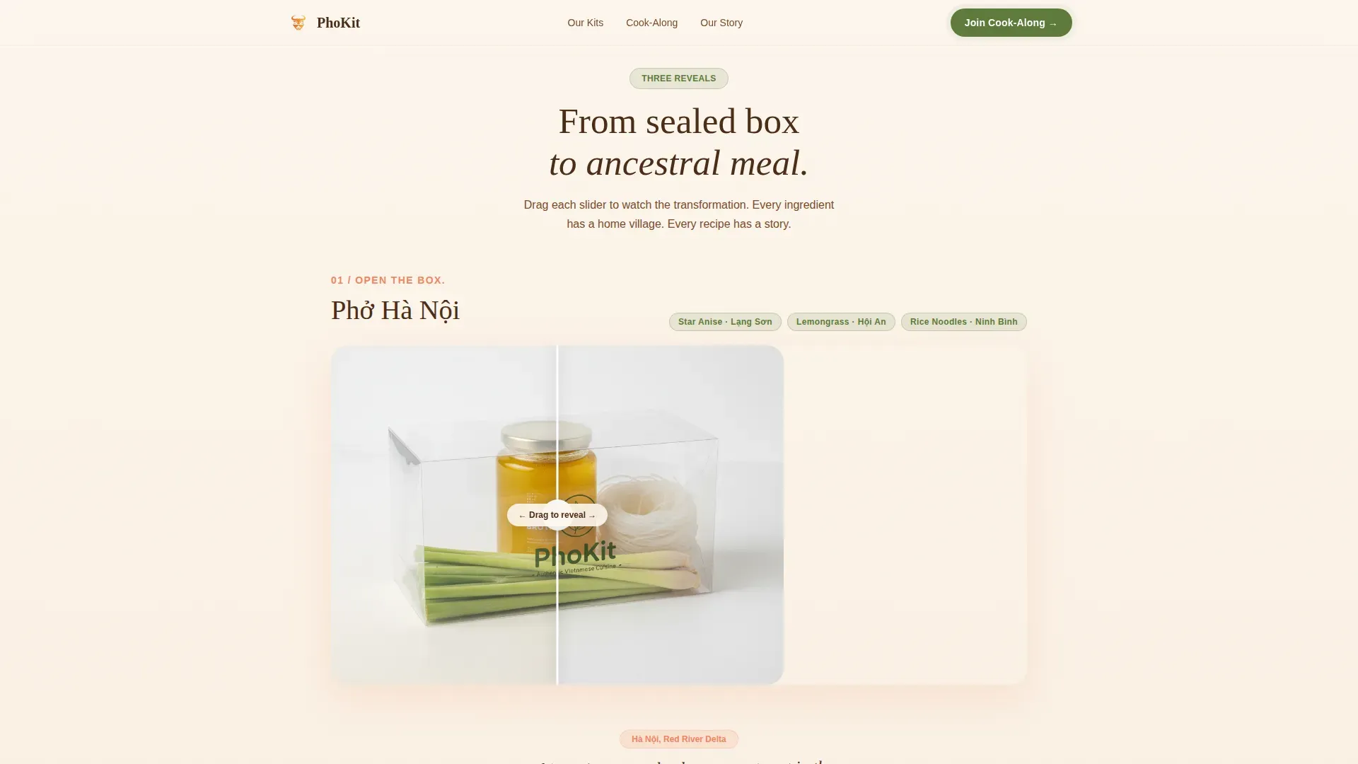 Ancestral Recipe Cook-Along Landing Page Template