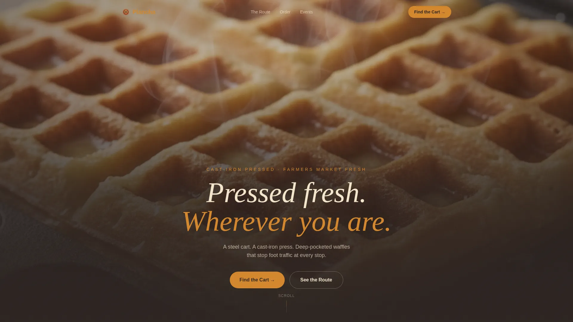 Street Food & Market Stall Booking Website Template