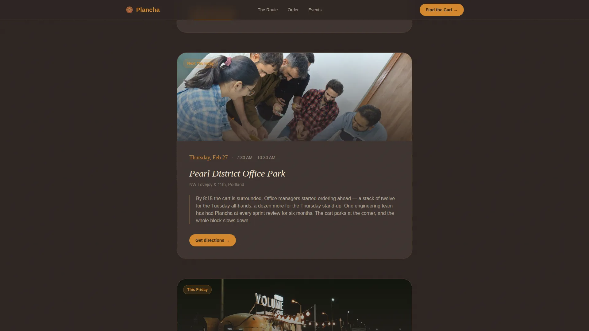 Street Food & Market Stall Booking Website Template