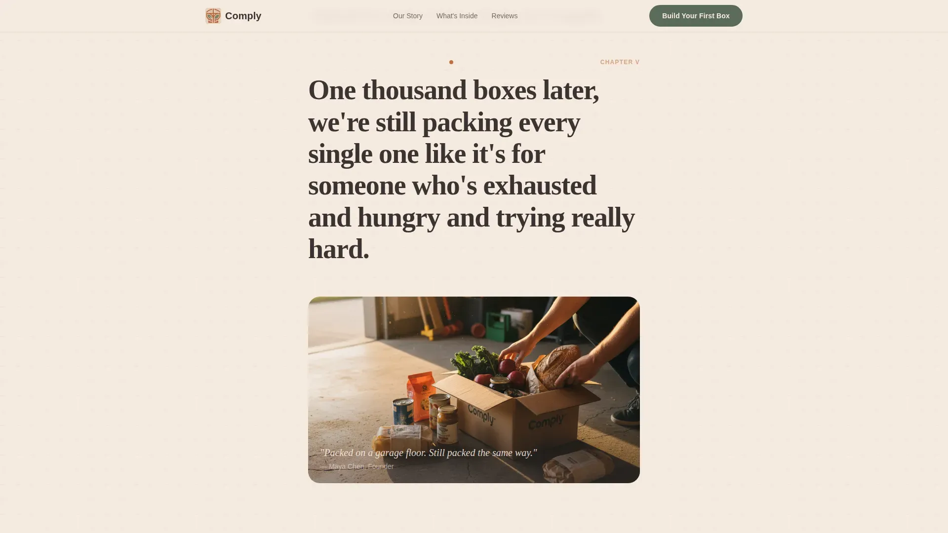 Whole30 Grocery Delivery Landing Page Template