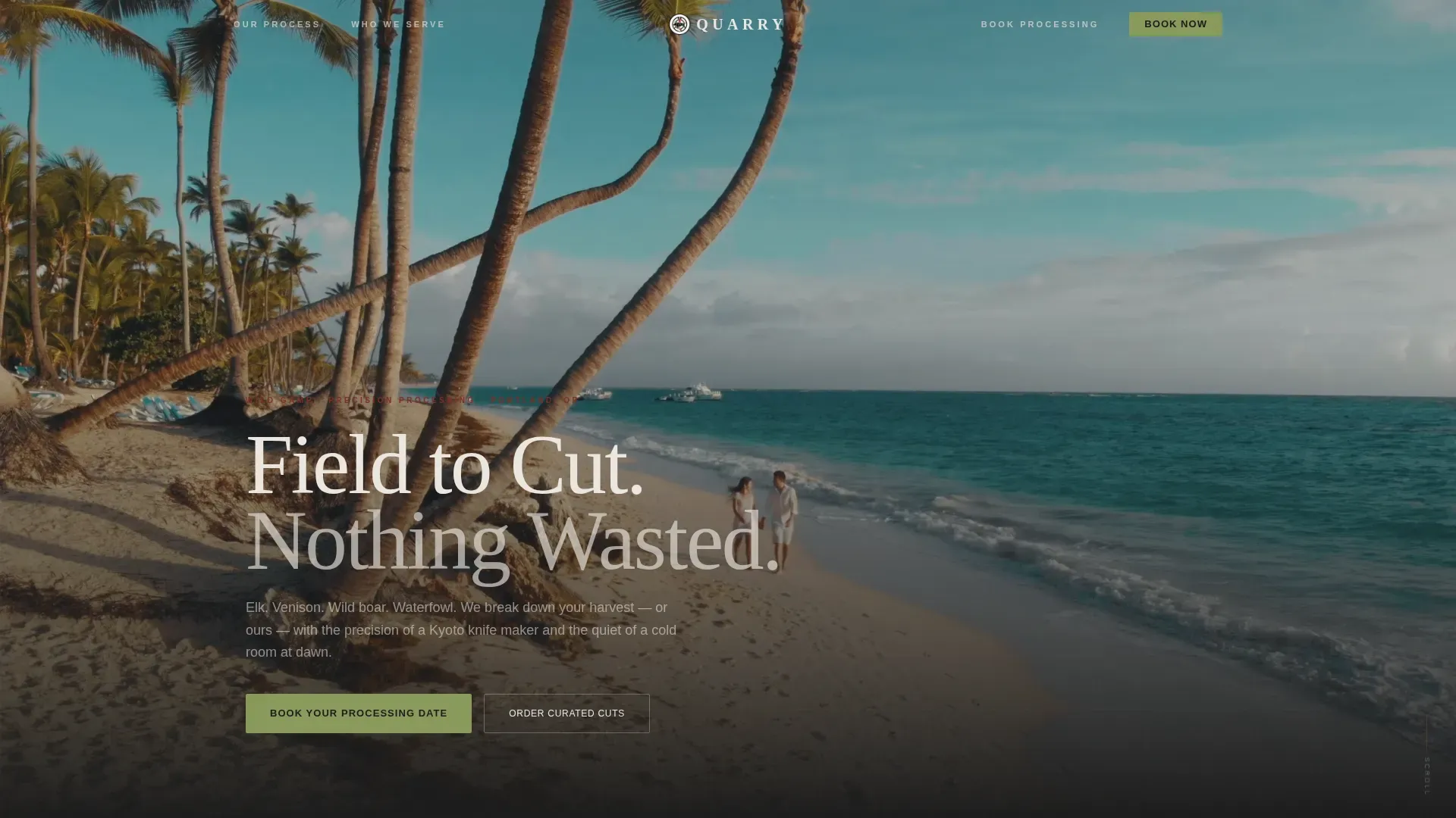 Advanced Meat & Seafood Appointment Booking Website Template