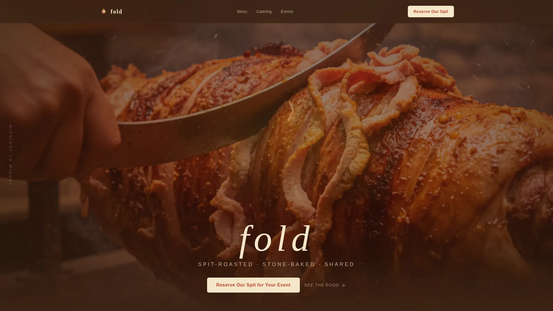 Agrarian Shawarma Event Landing Page Template